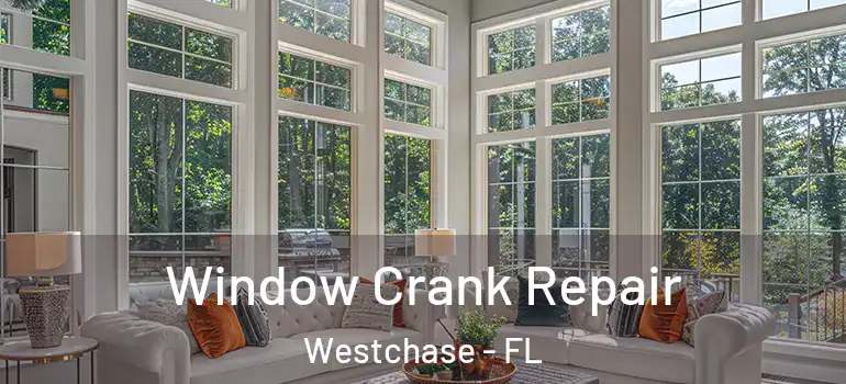 Window Crank Repair Westchase - FL