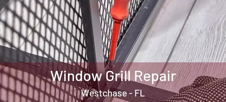 Window Grill Repair Westchase - FL